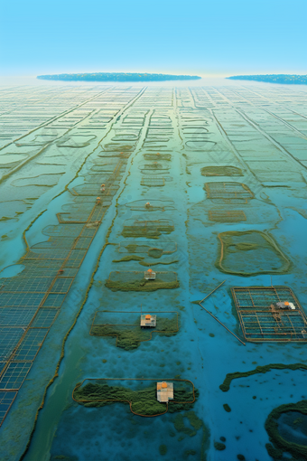 蟹类养殖海鲜餐饮生鲜河鲜河蟹塘场景摄影图