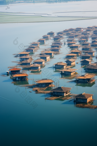 水产海产蟹类养殖海鲜生鲜河鲜大闸蟹养殖户场景摄影图