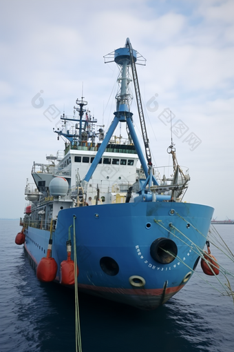 捕鲸专业渔船摄影图