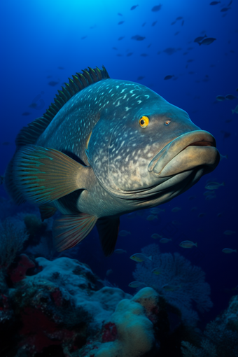 水产海产鱼类养殖<strong>海鲜</strong>餐饮生鲜河鲜石斑鱼海水养殖摄影图