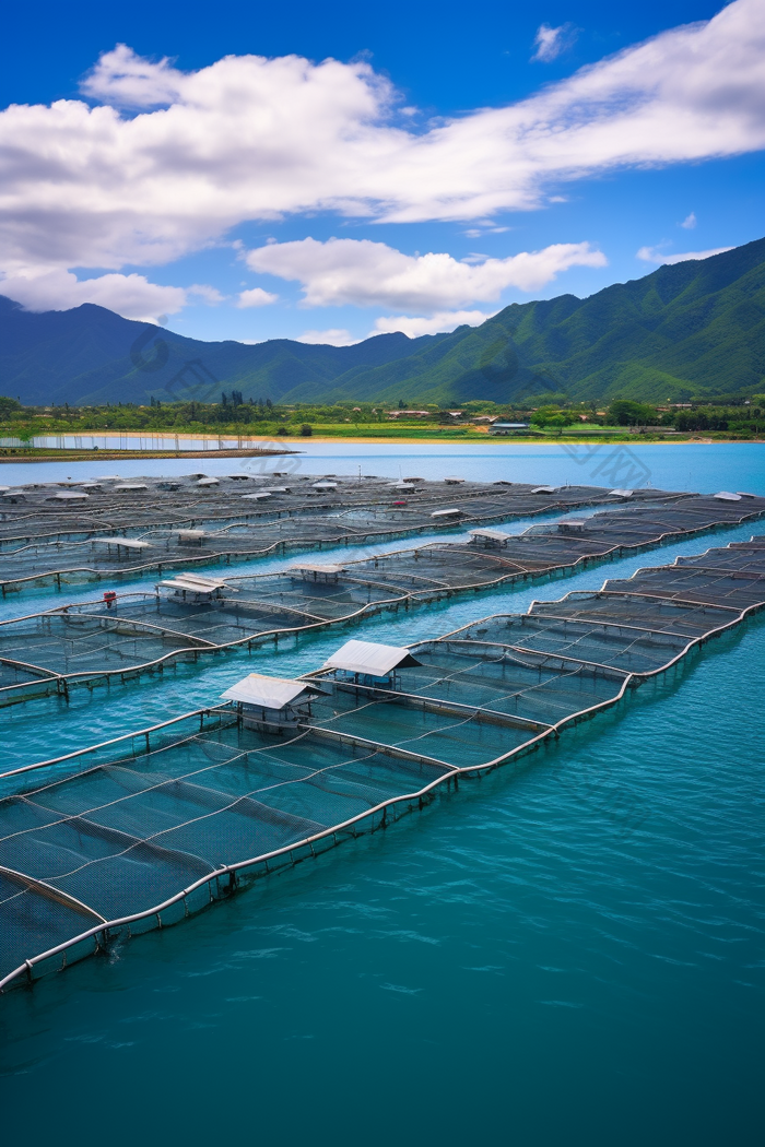 贝类养殖海鲜餐饮生鲜河鲜鲍鱼海水养殖摄影图
