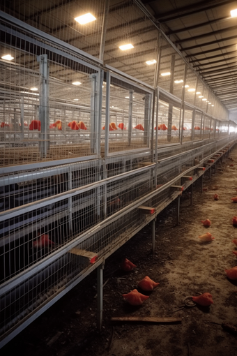 优质养鸡培育养殖设备摄影图