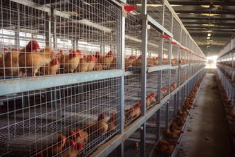 优质人工培育养鸡养殖设备摄影图