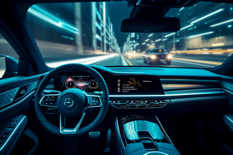 自动驾驶商务科技智慧人工智能未来高科技技术产业摄影图