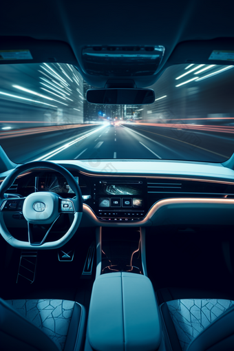 自动驾驶商务智慧人工智能未来高科技高新技术产业摄影图