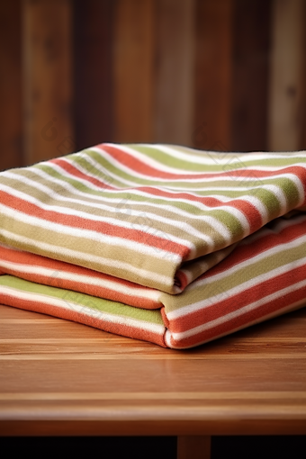 条纹毛巾布料居家洗护用品洗手间摄影图