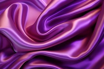 紫色渐变波浪丝绸纹理质感布料绸缎纱<strong>真丝</strong>蚕丝摄影图