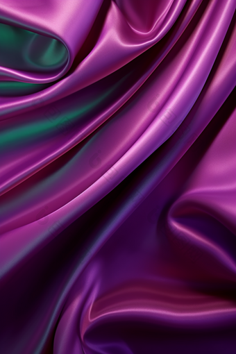 紫色渐变波浪丝绸质感布料布艺绸缎纱真丝蚕丝摄影图