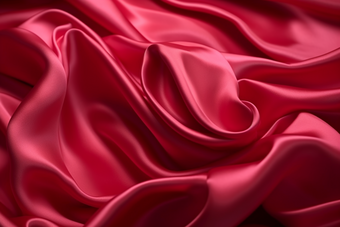 红色渐变波浪纹理质感布料布艺绸缎纱真丝蚕丝摄影图