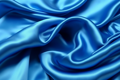 湖蓝色渐变波浪丝绸纹理质感布料布艺绸缎纱蚕丝摄影图