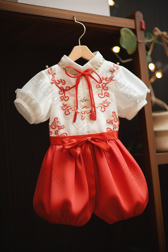 中国元素儿童裙子产品展示
