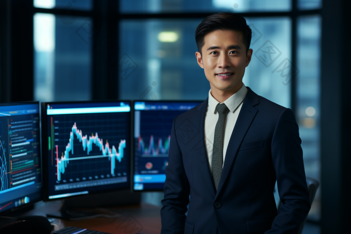 金融分析师商务人像图片-包图网