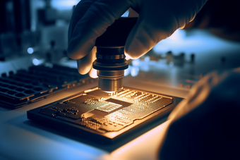 芯片制作研究核心电子零件半导体产业