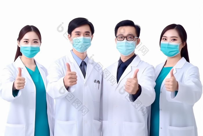 专业医生团队合照图片-包图网