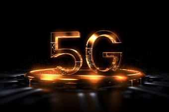 5g网络通信黑色背景摄影图