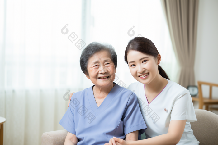 家庭专业护工照顾老人