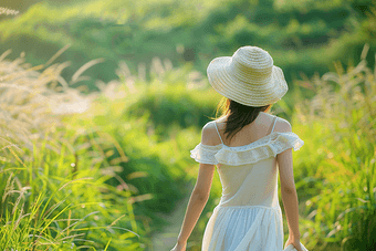 夏日旅行人像美女