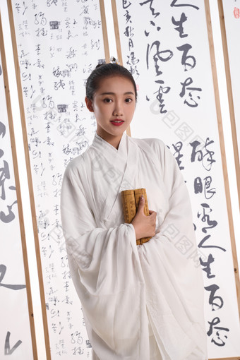 汉服青年人优雅青年女人创意照片