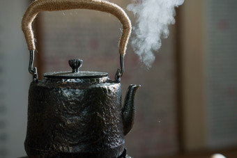 古典式茶壶茶室镜头