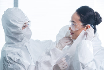 护士防疫预防新型冠状病毒专家防流感口罩