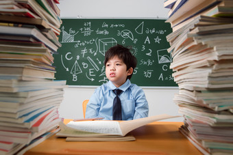 小学生小学生学习镜头