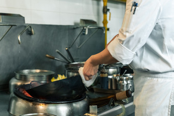 厨师烹饪做饭餐具豪华酒店照片