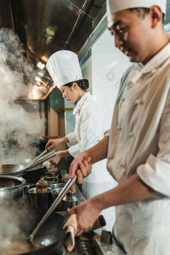 厨师烹饪美食饮食彩色图片摄影