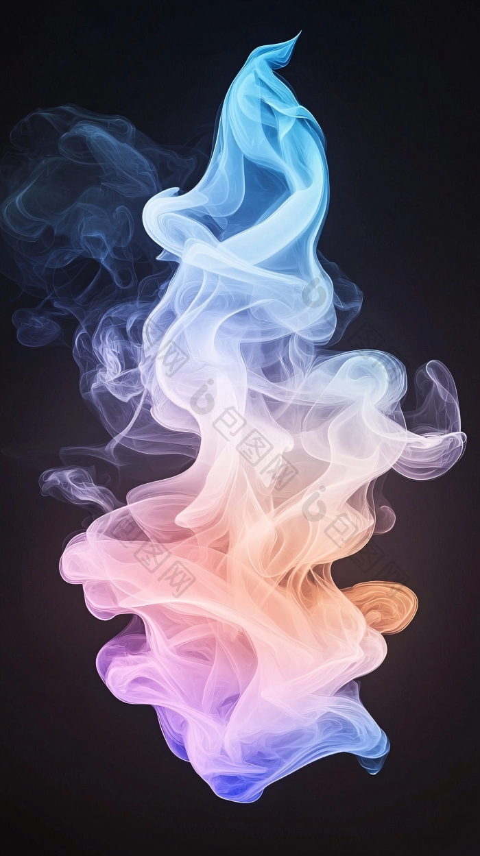彩色烟雾渐变颜色图片-包图网企业站