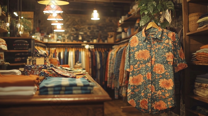 复古服装店生活方式图片-包图网企业站