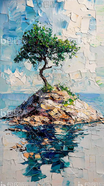 春天风景油画高清图片下载-春天风景油画图片-春天风景油画素材-包图网