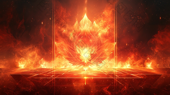火焰之门地狱之火图片-包图网企业站