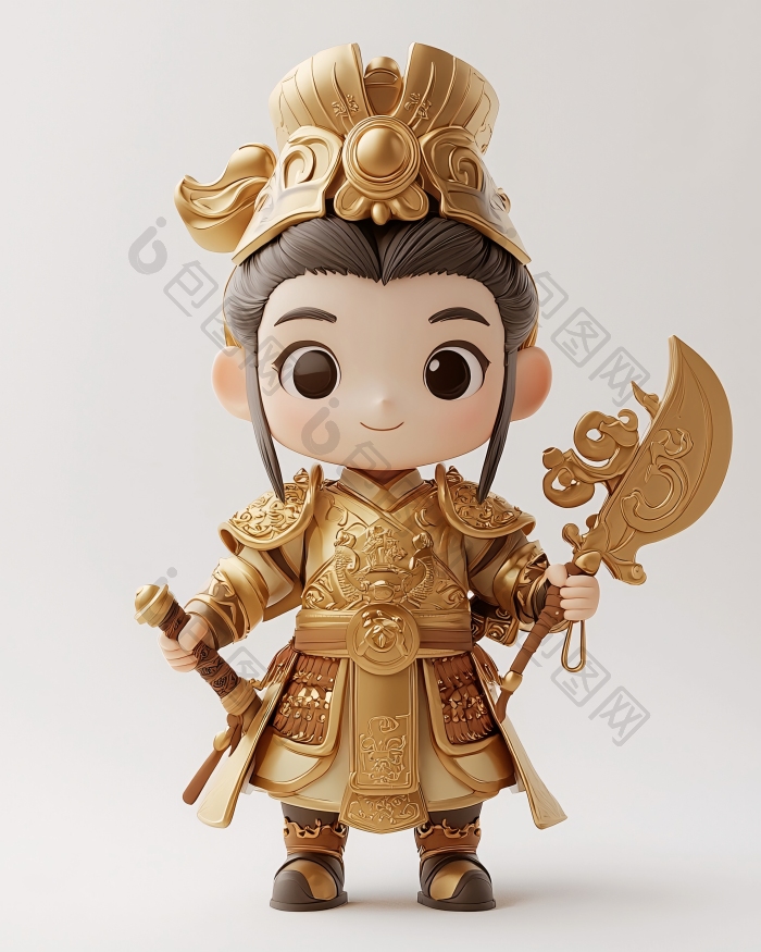 卡通古代武将中国风图片-包图网企业站