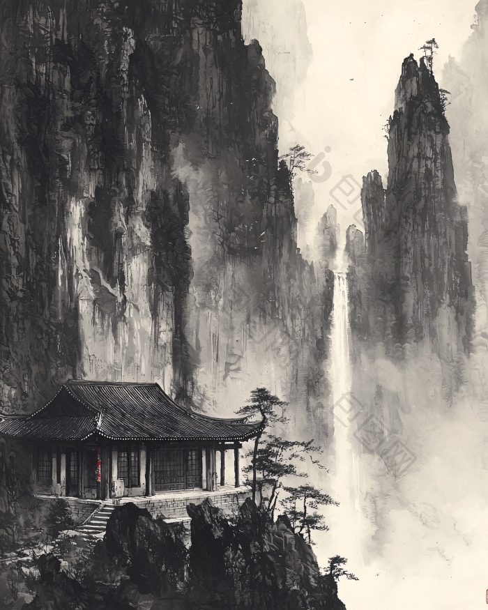 水墨画禅意禅意图片素材图片-包图网企业站