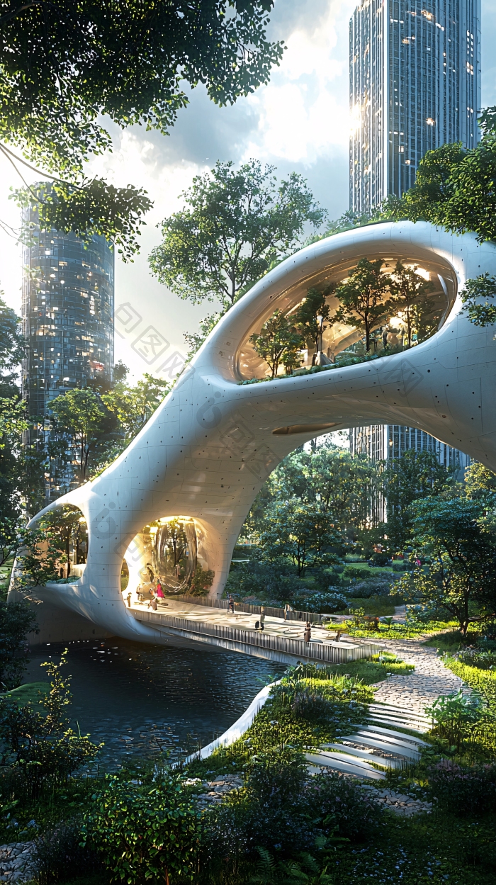 未来都市建筑可持续发展图片-包图网企业站