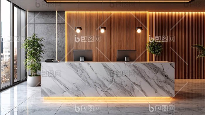 现代大理石前台设计图片素材图片-包图网企业站