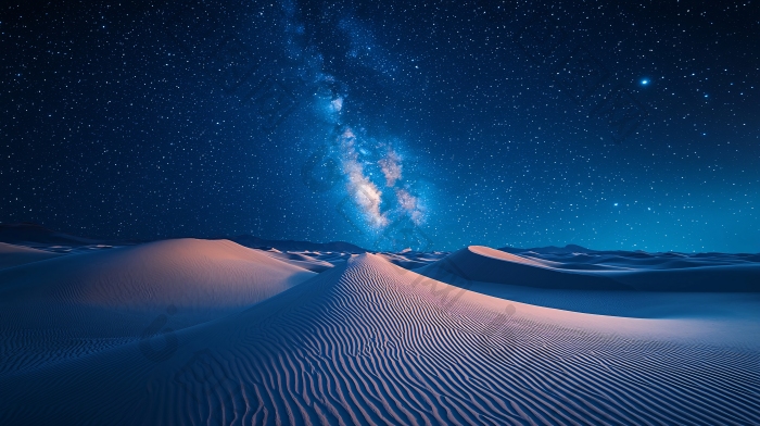 星空下的沙漠夜晚图片-包图网企业站