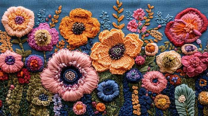 绣花蓬蓬绣绣花作品图片-包图网企业站