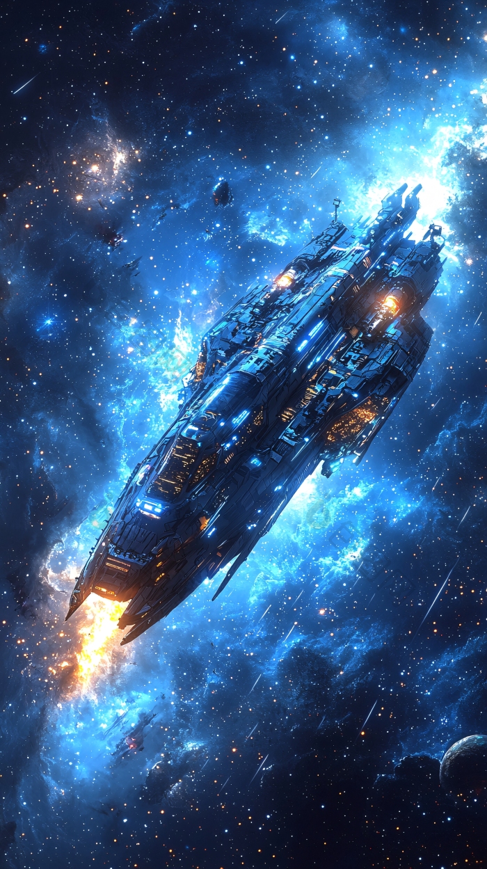 宇宙飞船太空探索星云素材图片-包图网企业站