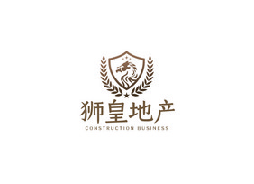 大气高端狮子地产企业logoVI模板