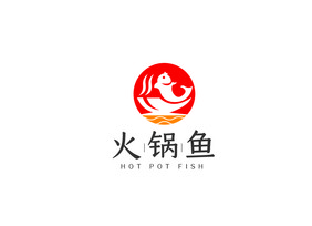 大气中式高端餐饮火锅鱼logoVI模板