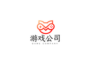 时尚大气简约游戏企业logoVI模板