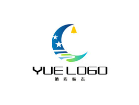 月亮湾商务酒店LOGO标志VI