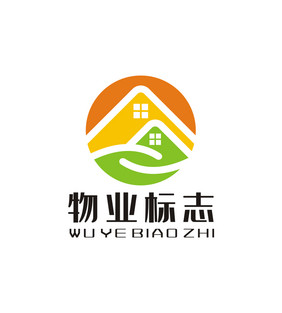 房屋中介物业房屋治理LOGO标志VI