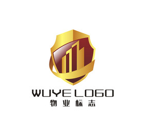 盾牌建筑物业标志LOGO VI