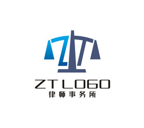 律师事务所公正天秤LOGO标志VI