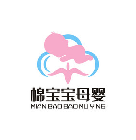 棉宝宝母婴用品LOGO标志VI