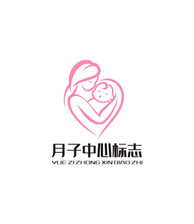 母婴月子中心婴儿用品妈妈LOGO标志VI