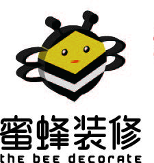 蜜蜂装饰立体logo设计