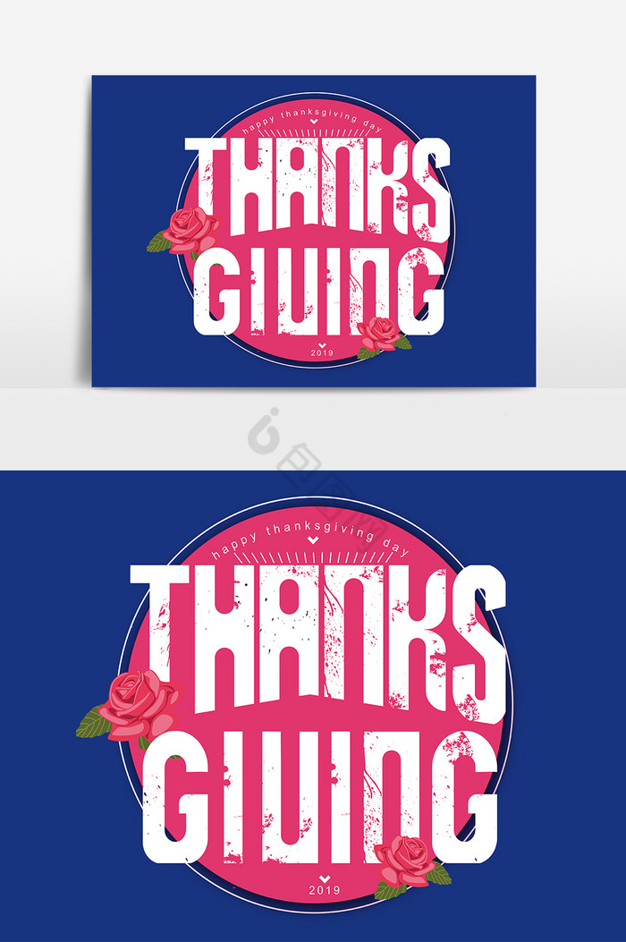 印刷thanksgiving字体图片