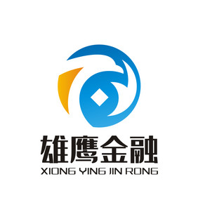 老鹰金融投资理财LOGO标志VI